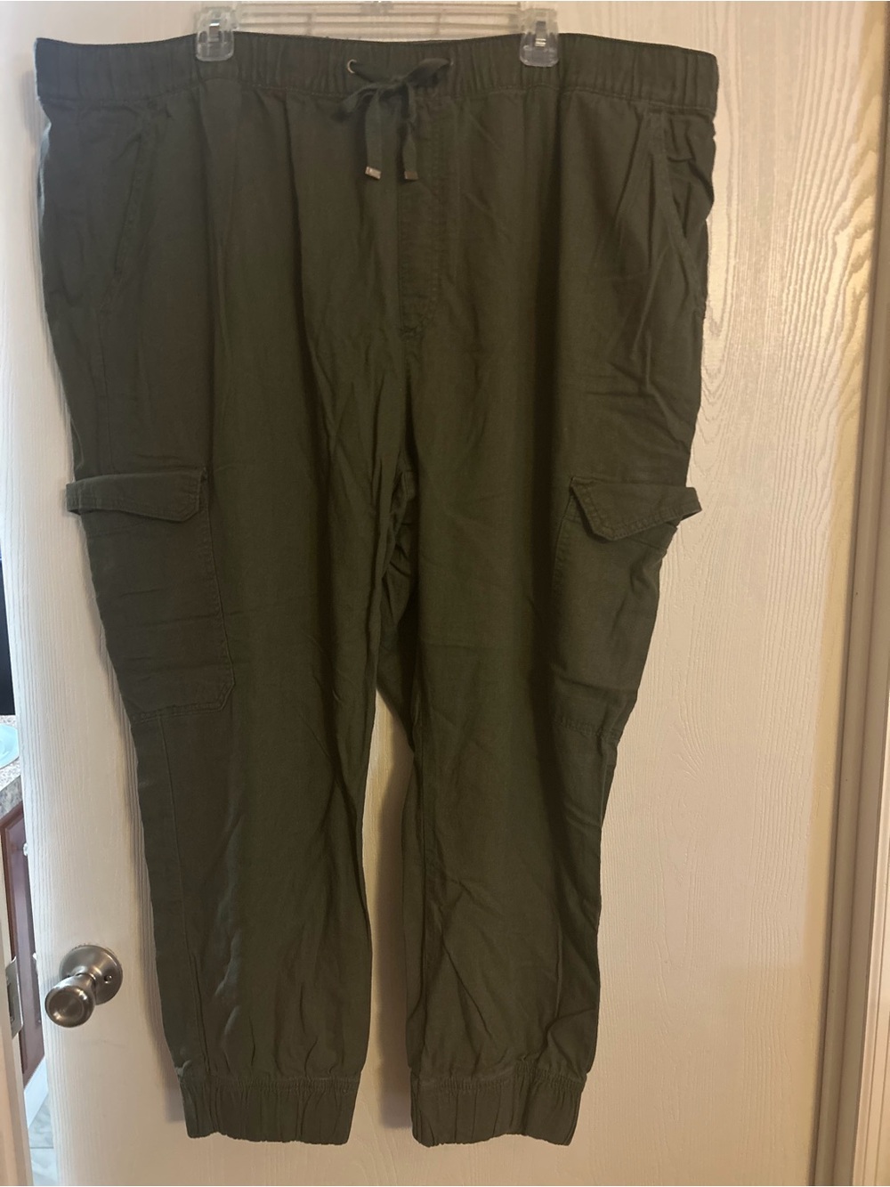St. John's Bay Olive Utility Cargo Joggers